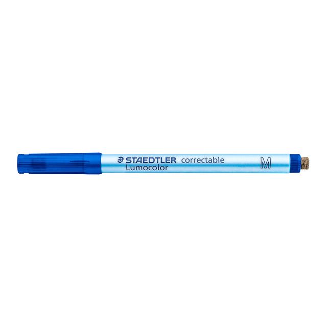 Staedtler - Filzstift Lumocolor 305 non permanent korrigierbar M blau