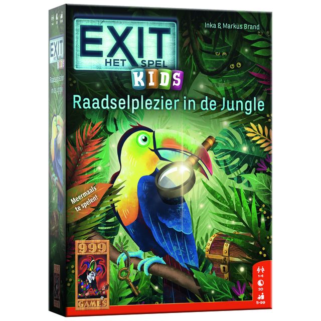 999 games - Game EXIT Kids Puzzle fun in the jungle | 12 pieces