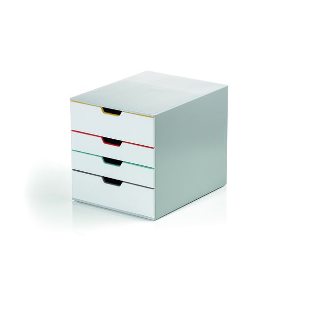 Durable - Varicolor drawer box 4 drawers mix color