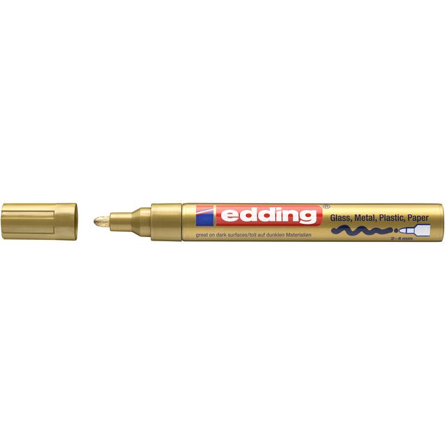 Edding - Oil-based Paintmarker 750 2-4mm creative gold