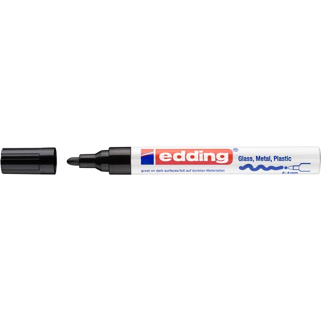 Edding - Paintmarker 750 op oliebasis 2-4mm creatief zwart
