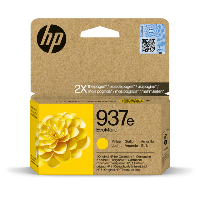HP - Inktcartridge 4s6w8ne 937e evomore geel