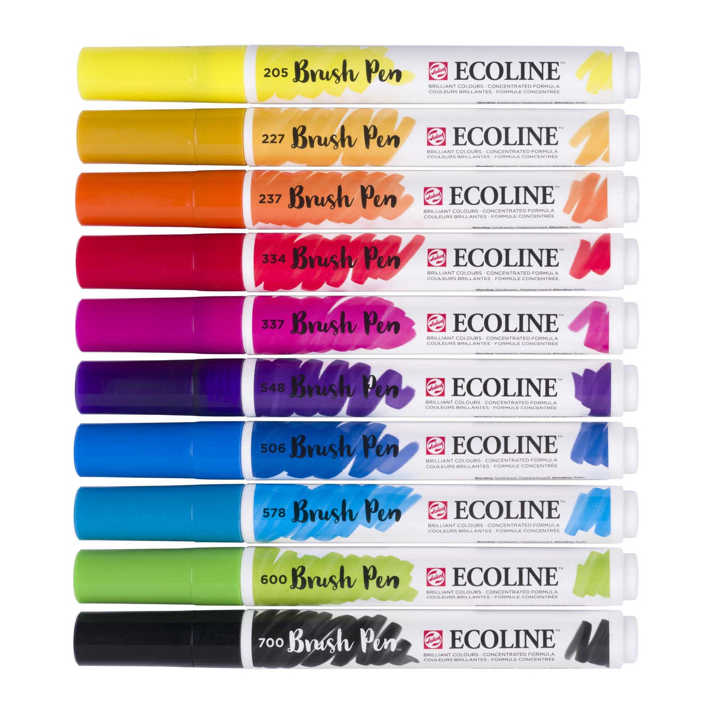 Talens Ecoline - Brushpen ecoline set 10 stuks primair | 3 stuks