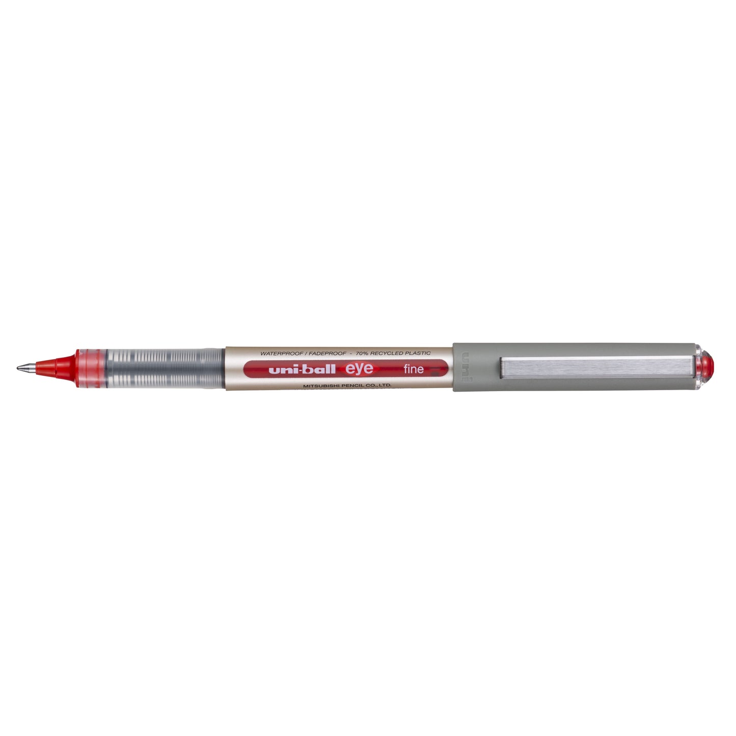 Uni-ball - Stylo roller eye eco 157e m rouge