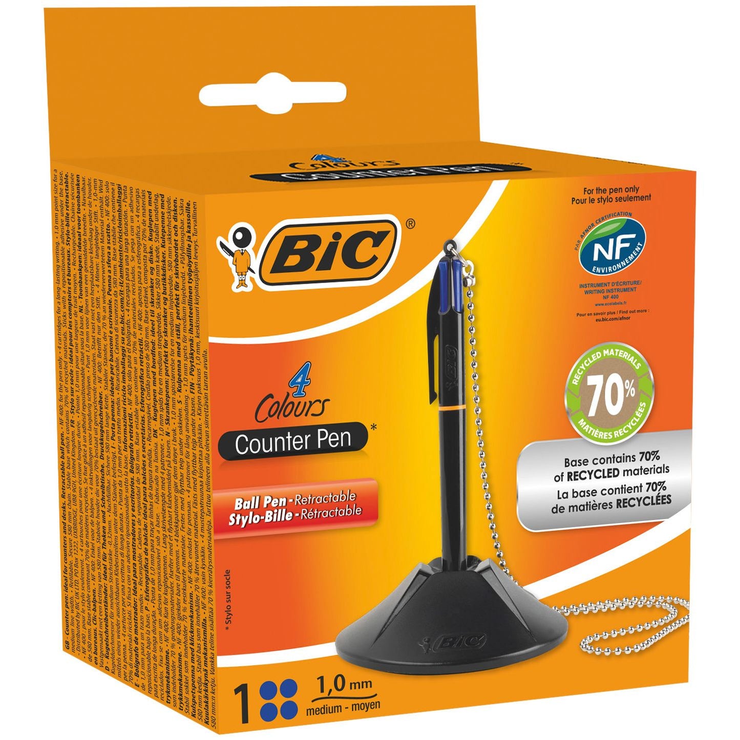 Bic - Baliebalpen met ketting medium zwart