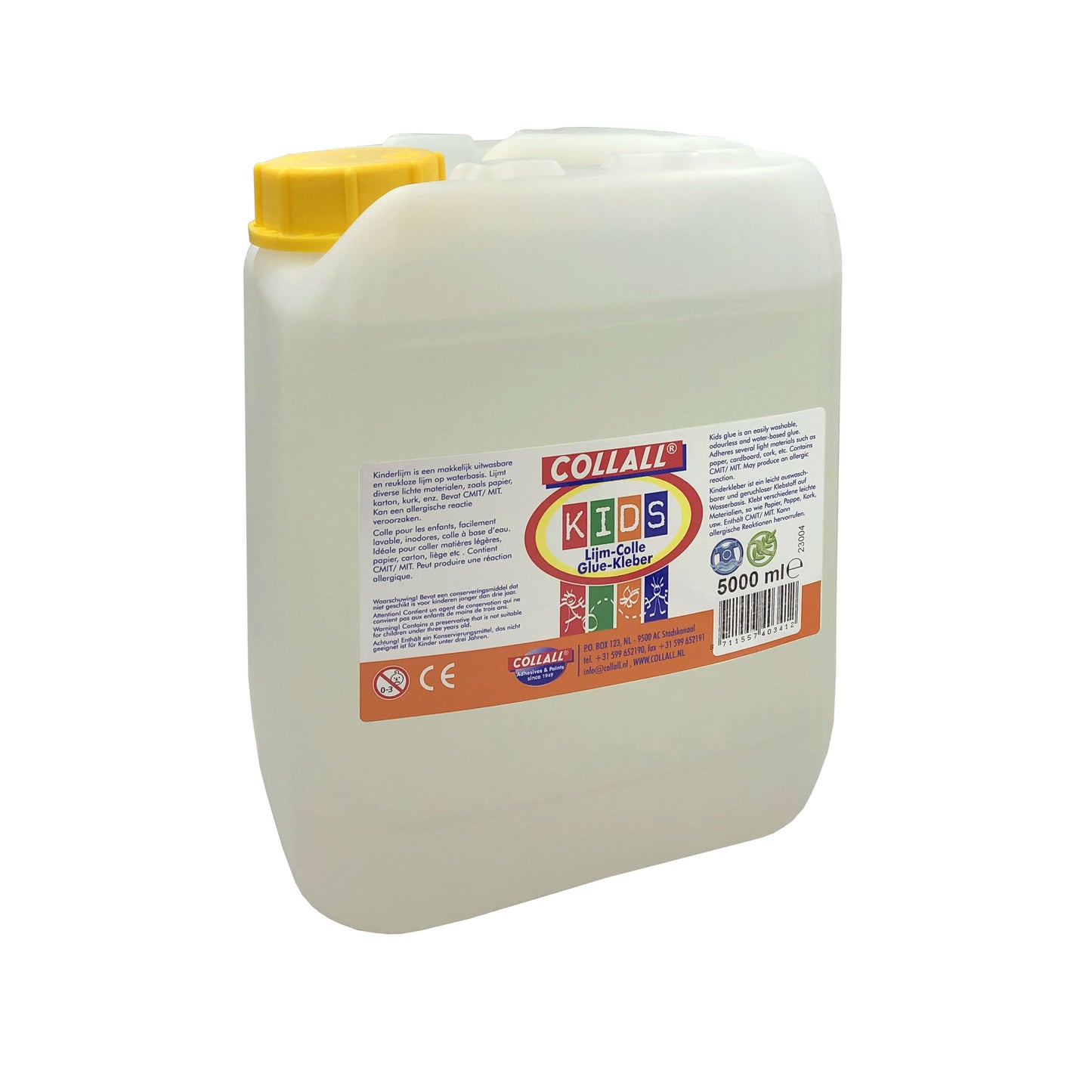 Collall - Kinderlijm uitwasbaar jerrycan 5 liter