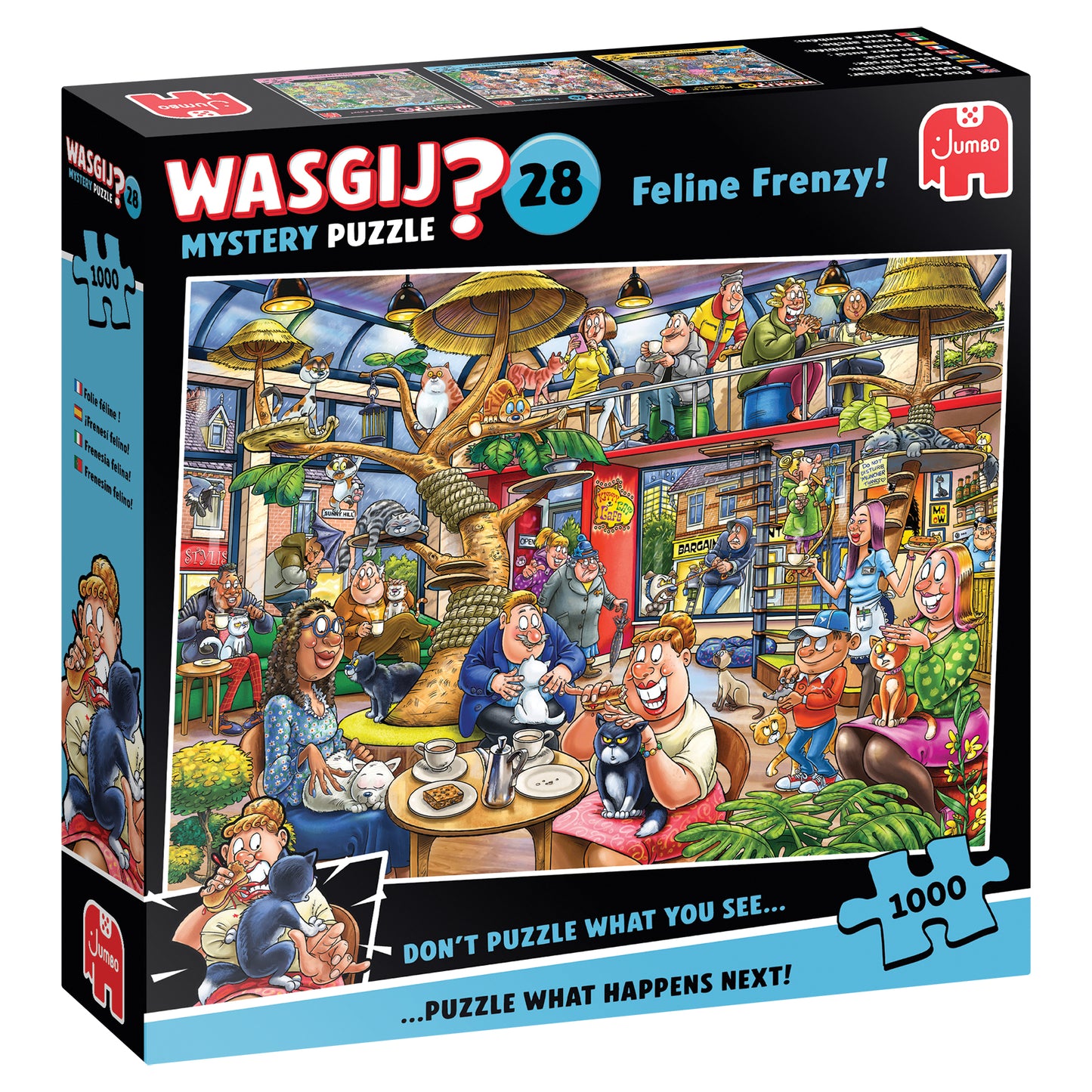 Wasgij - Mystery 28 Feline Frenzy! 1000 pcs