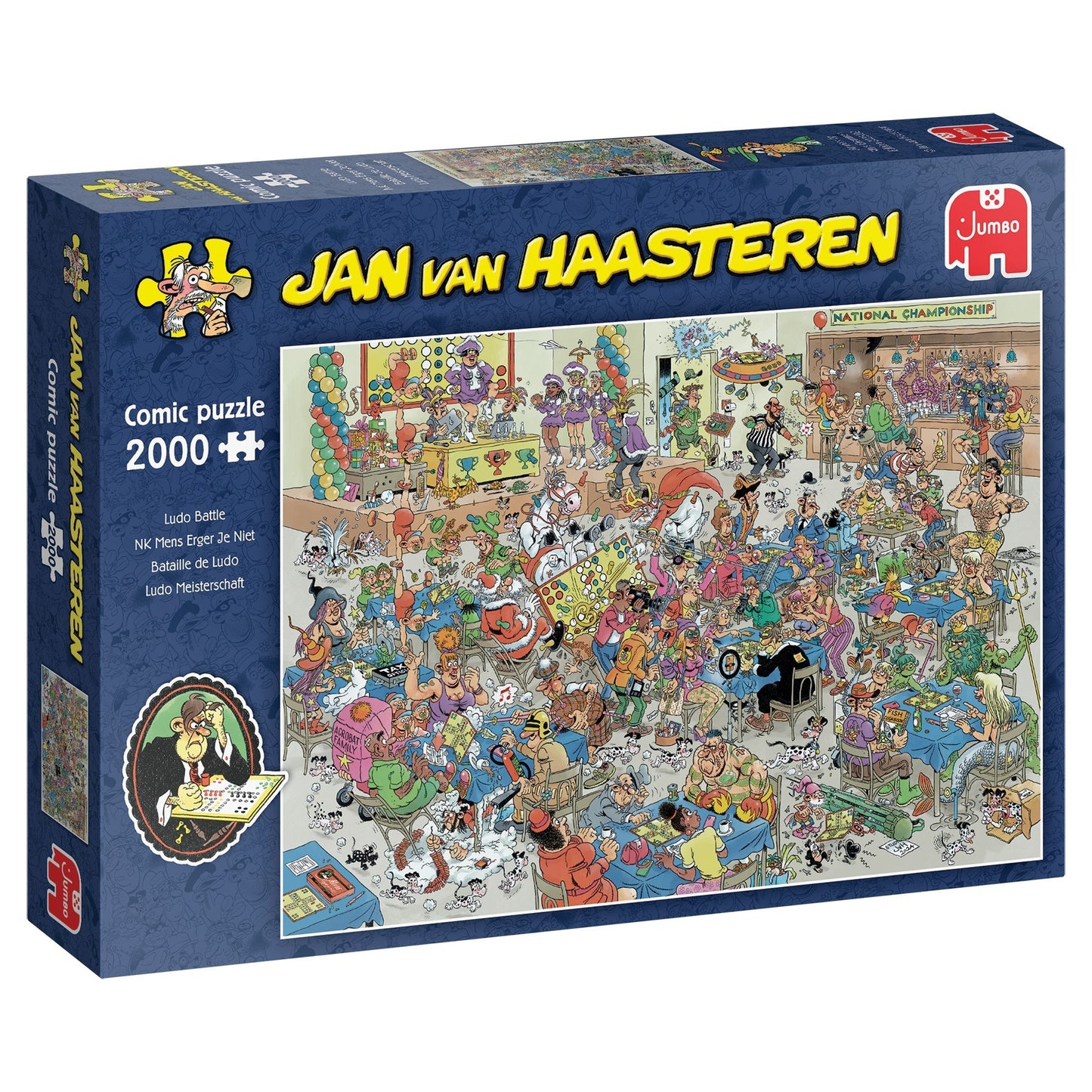 Jan van Haasteren - - NK Mens Erger Je Niet (2000 stukjes)