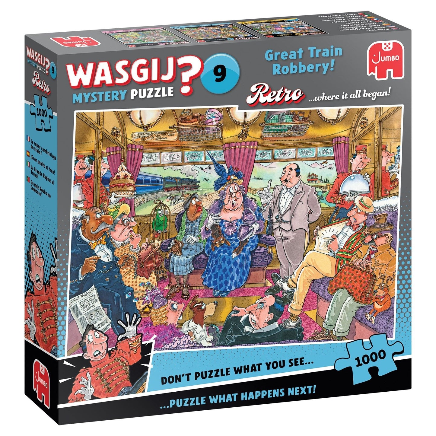 Wasgij - Misterio 9 El gran robo del tren 1000 uds.
