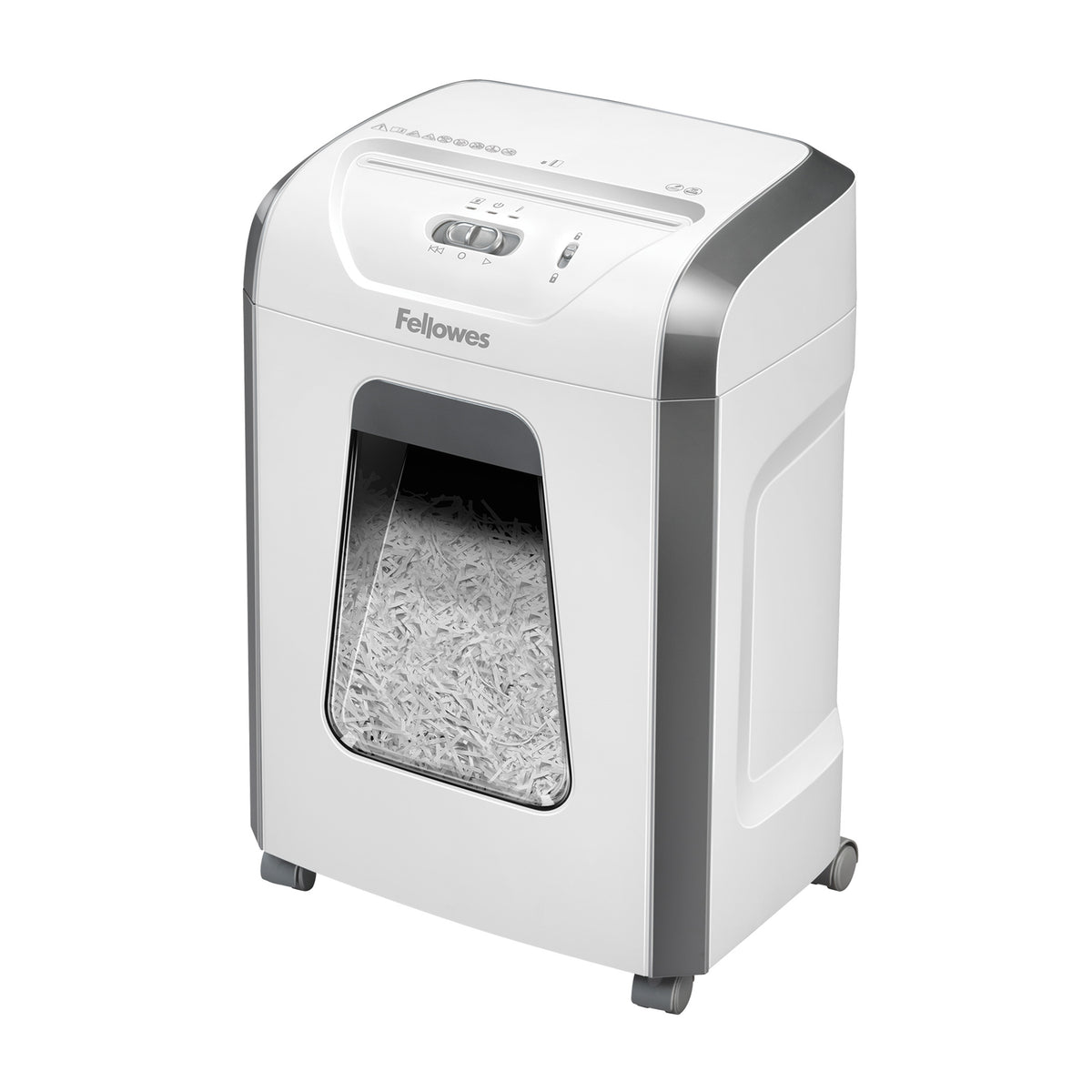 Fellowes - Distruggidocumenti 15c 4x40mm bianco