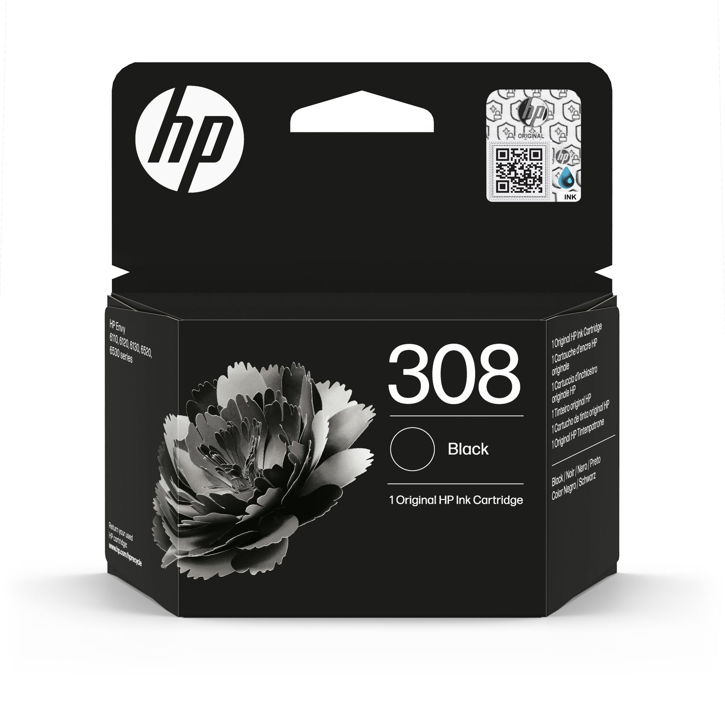 HP - Inktcartridge 7fp21ue 308 zwart