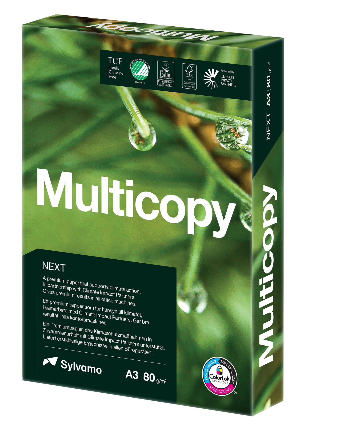 Multicopy - Kopieerpapier next a3 80gr wit | 3 stuks