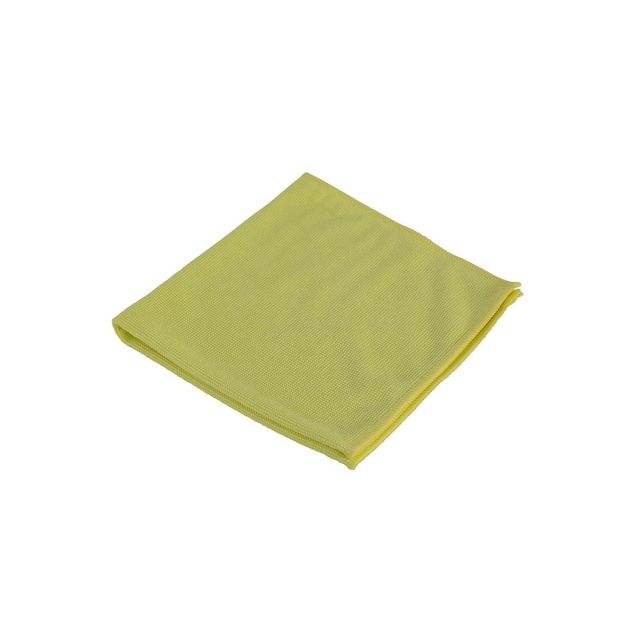 Cleaninq - Paño de microfibra profesional 40x40cm amarillo 10 piezas