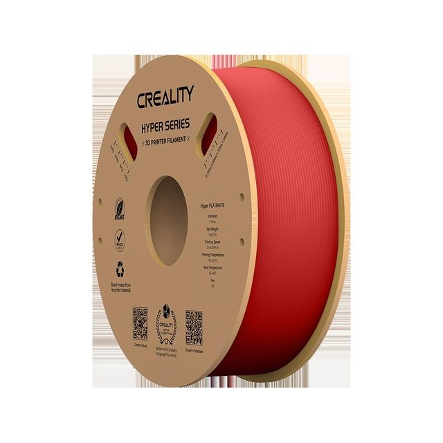 Creality - Filamento 3D Hyper PLA 1.75mm rojo 1kg