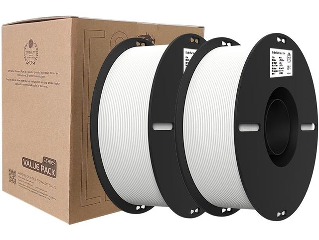 Creality - Filament 3D PLA 1,75mm blanc 2x 1 kg