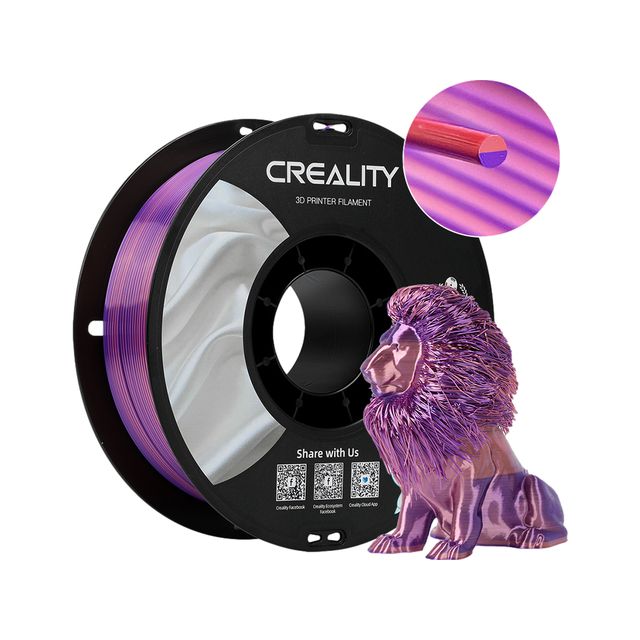 Creality - 3d filament pla 1.75mm silk roze ps 1kg