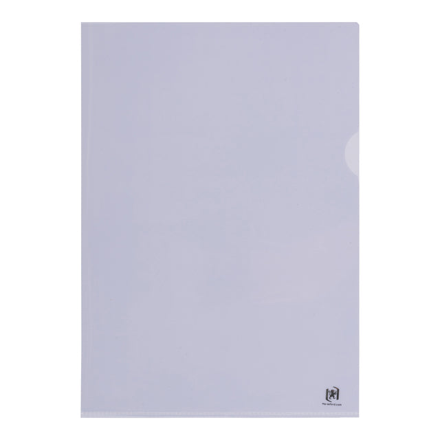 Oxford - Insert folder L-model A4 PVC 140µ crystal clear 100 pieces