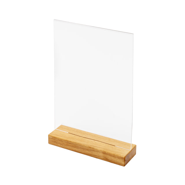 IEZZY catering and catering - Menu card holder table display A4 wood | 10 pieces