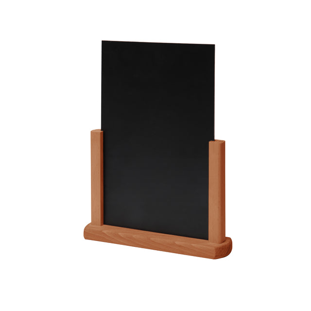 IEZZY horeca en cate - Tafelkrijtbord iezzy a5 lichtbruin hout | 6 stuks