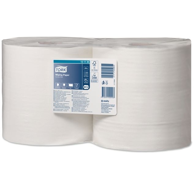 Tork - Poetspapier w2 advanced 1laags 1150 vel wit