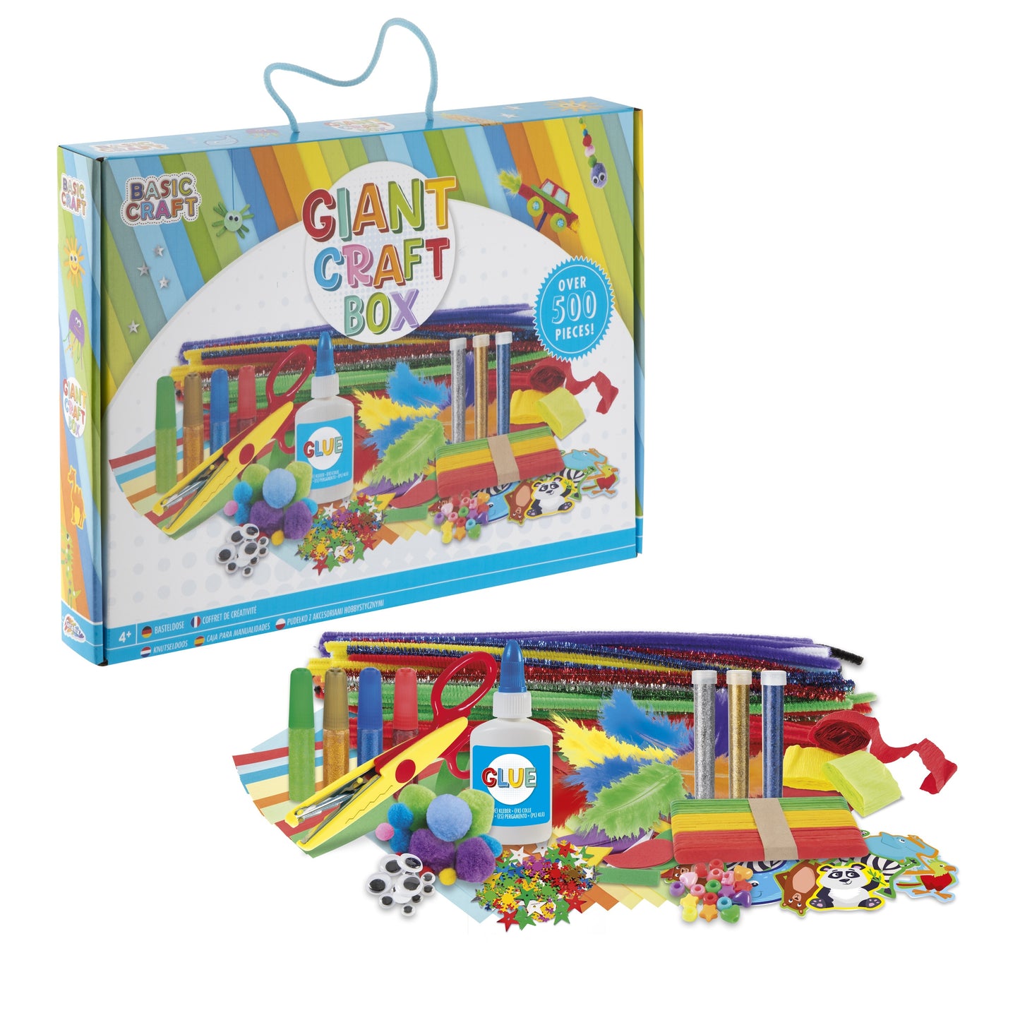 Office - Giant craft box 40x30 cm over 500 pieces | 6 stuks