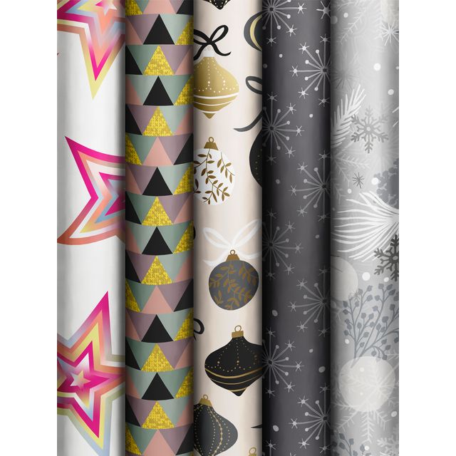 Stewo - Inpakpapier Dazzling Yule 200x70cm assorti | 60 stuks