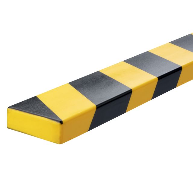 Durevole - Profilo di protezione S20 dritto 1 m giallo nero