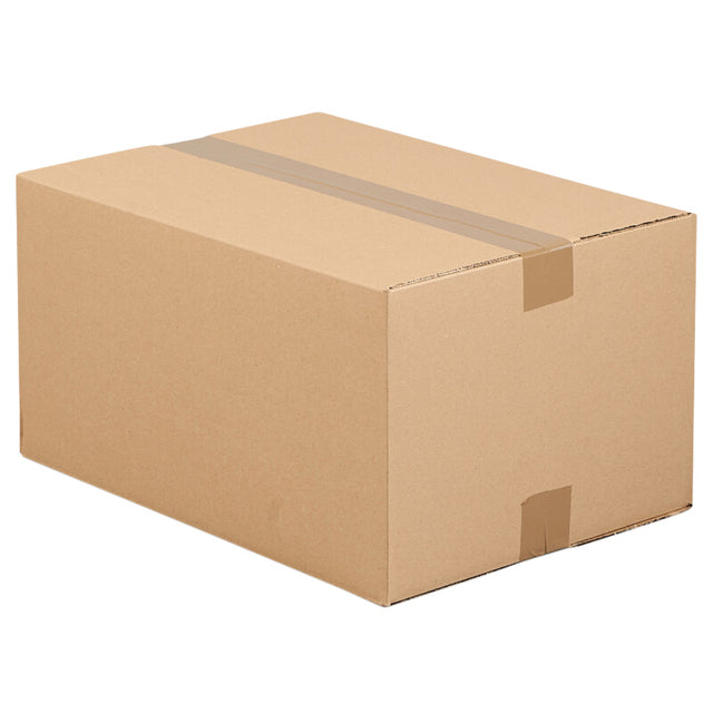 IEZZY - Caja plegable americana 220x210x110mm B-wave marrón | 25 piezas