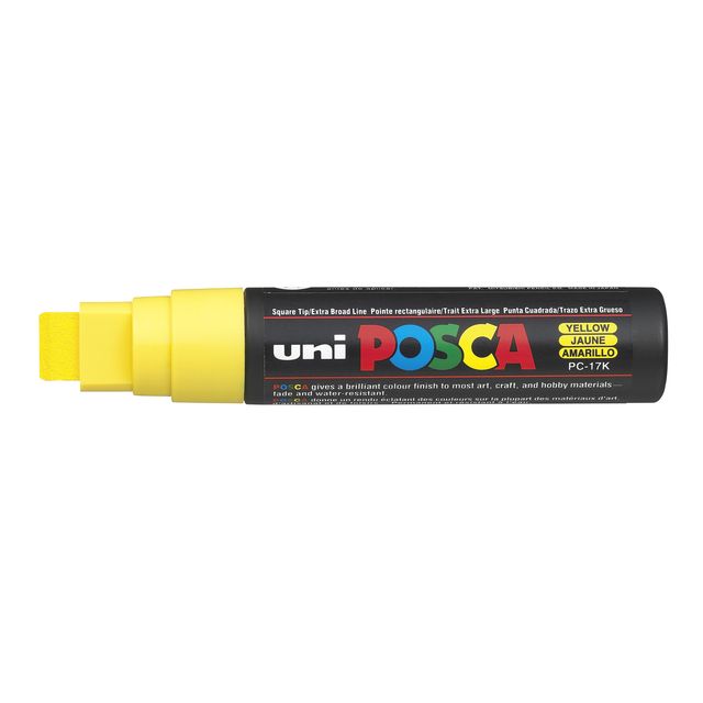 Posca - Marqueur Uni PC17K rectangle extra large verre