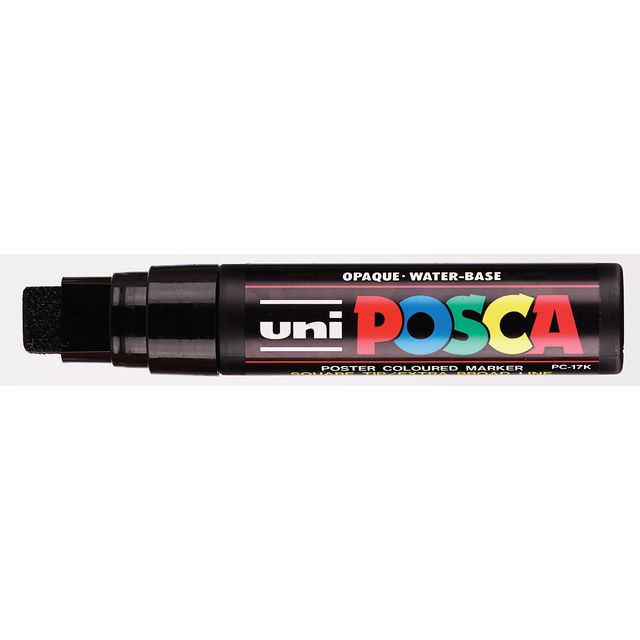 Posca - Paintmarker Uni PC17K rectángulo extra ancho negro
