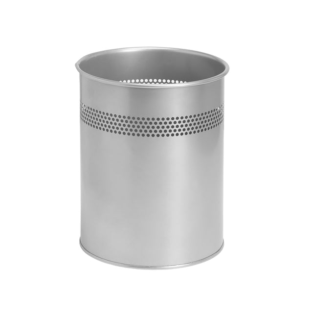 BRASQ - Paper bin 15 liters silver