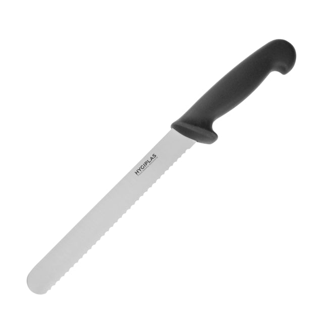 Hygiplas - Coltello da pane 20,5 cm nero