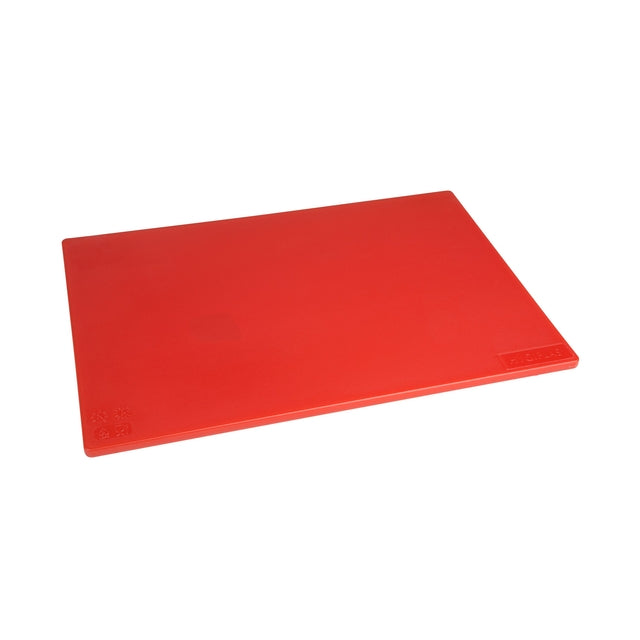 Hygiplas - Cutting board LDPE 450x300x10 mm red