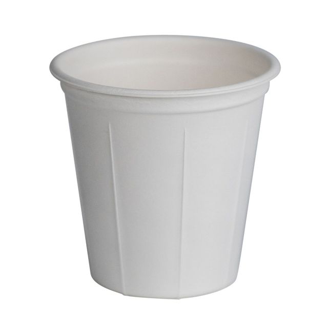 IEZZY - Becher Supercup 180ml plastikfrei 500 Stück weiß