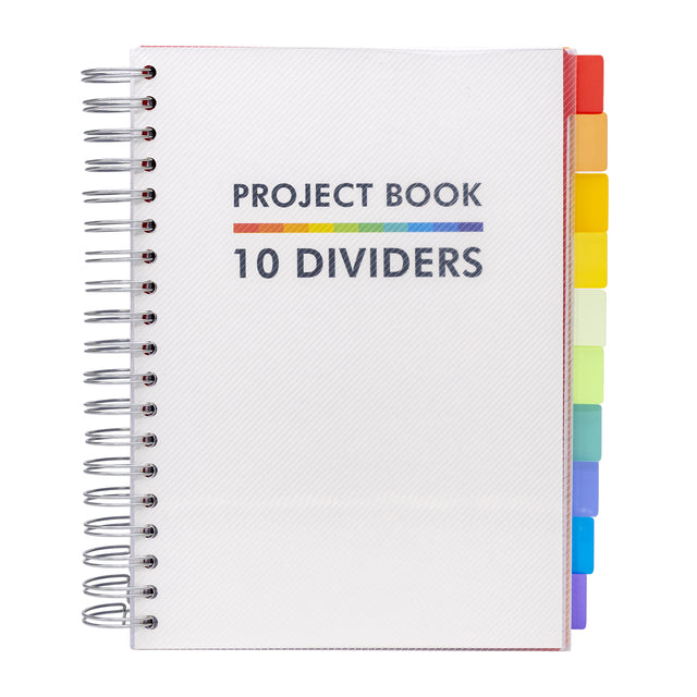 Pukka Pad - Projectboek white b5 lijn 10-tabs 400pag