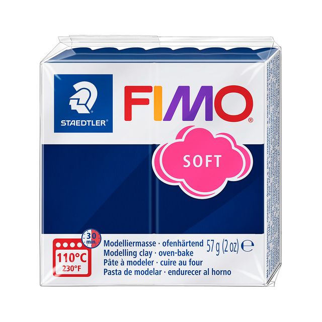 Fimo Staedtler - Boetseerklei fimo soft 57 g windsorblauw