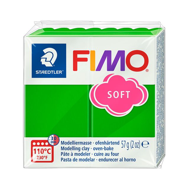 Fimo Staedtler - Boetseerklei fimo soft 57 g tropisch groen