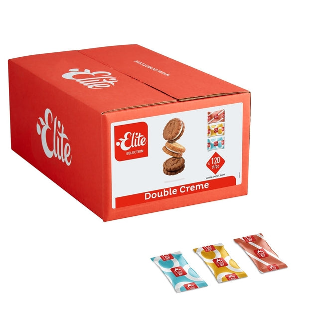 Elite - Koekjes Selection Double Crème mix 120 stuks