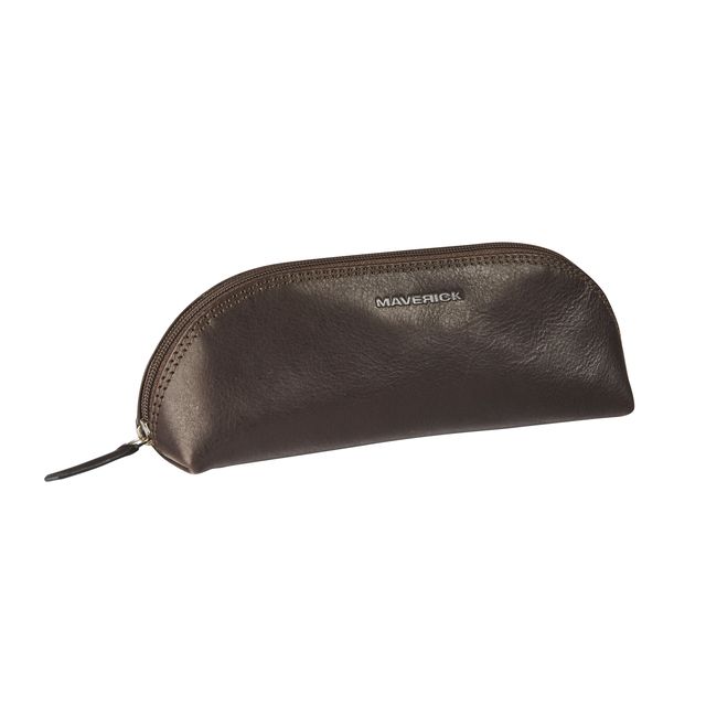 Maverick - Pencil case Brown oval