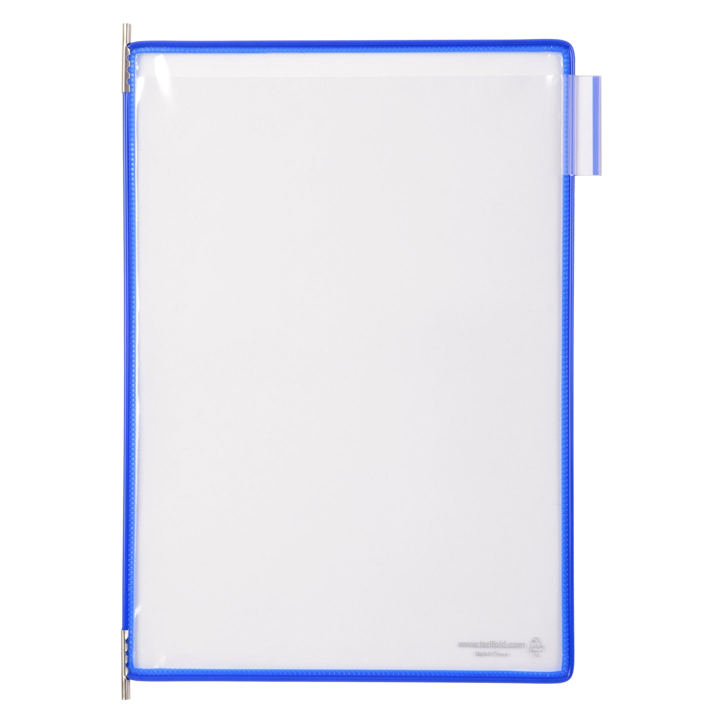Tarifold - Panel visual A4 vertical azul 10 piezas
