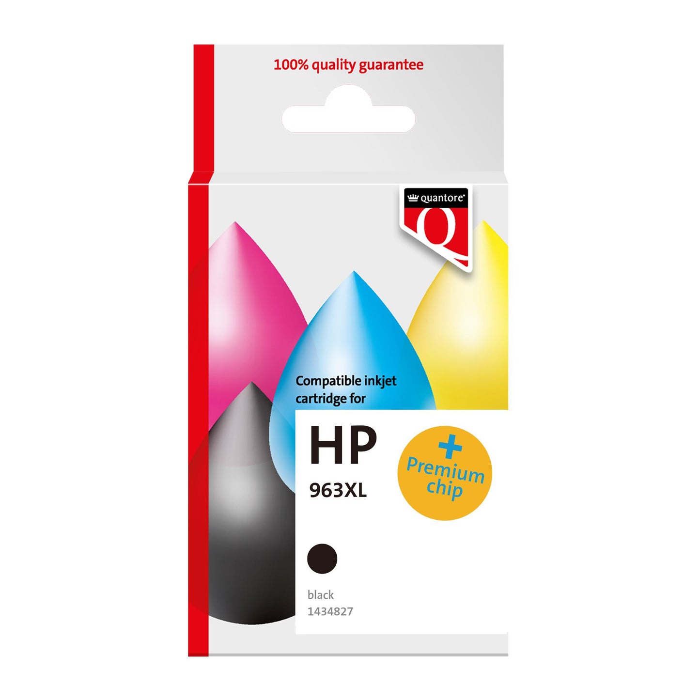 Quantore - Cartouche d'encre hp 963xl 3ja30ae hc noir | 12 pièces