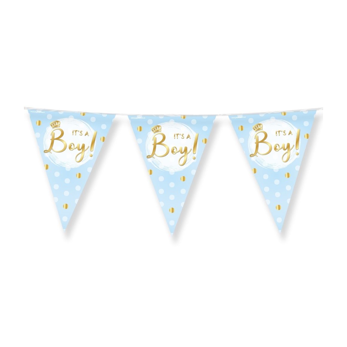 Bruna office - Party Flags foil It's a boy! | 6 stuks