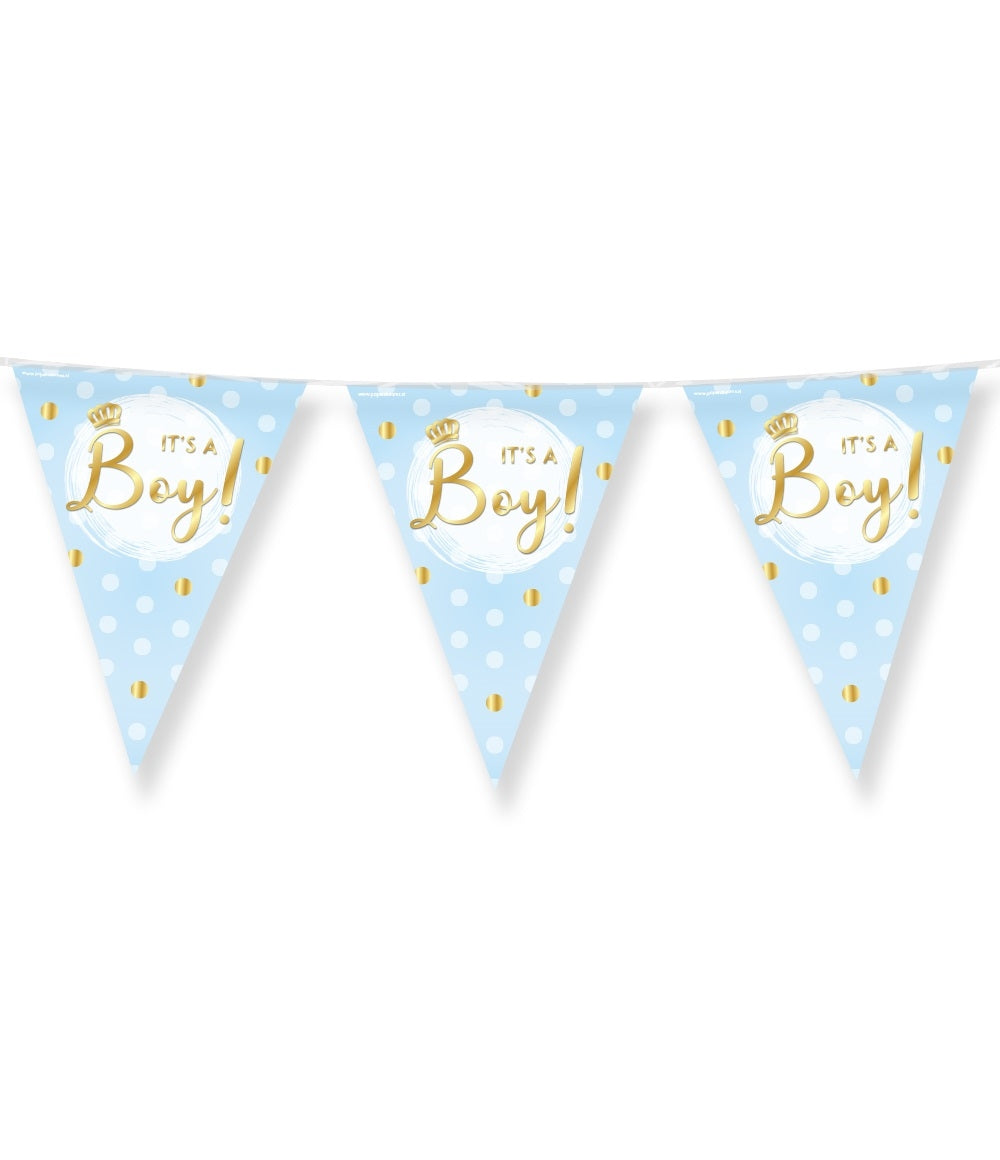 Bruna Office - Party flags foil it's a boy! | 6 stuks