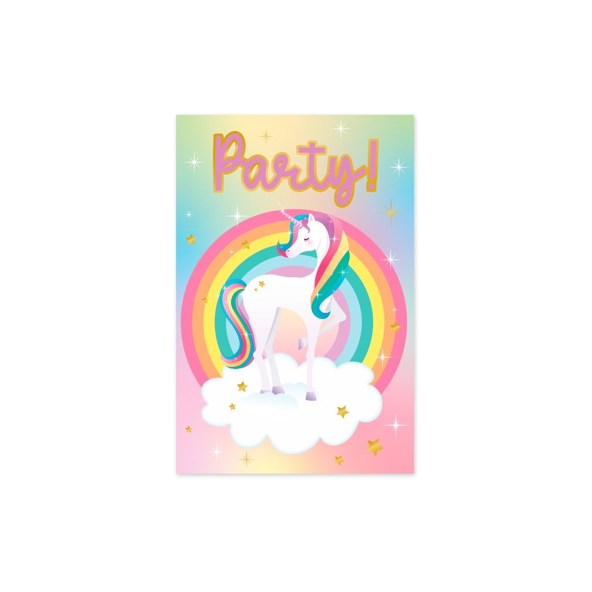 Bruna office - Invitation cards Unicorn