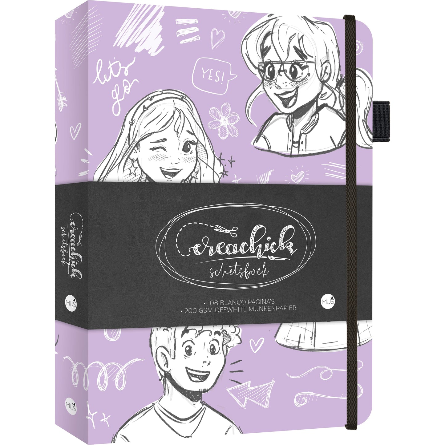 Crea Chick - Cuaderno de bocetos CreaChick Lila