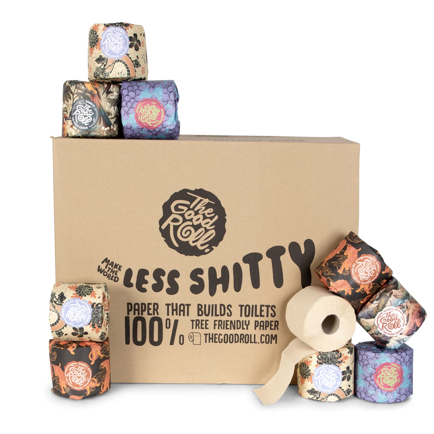 The Good Roll - Toiletpapier tgr panda edition 2laags 300 vel