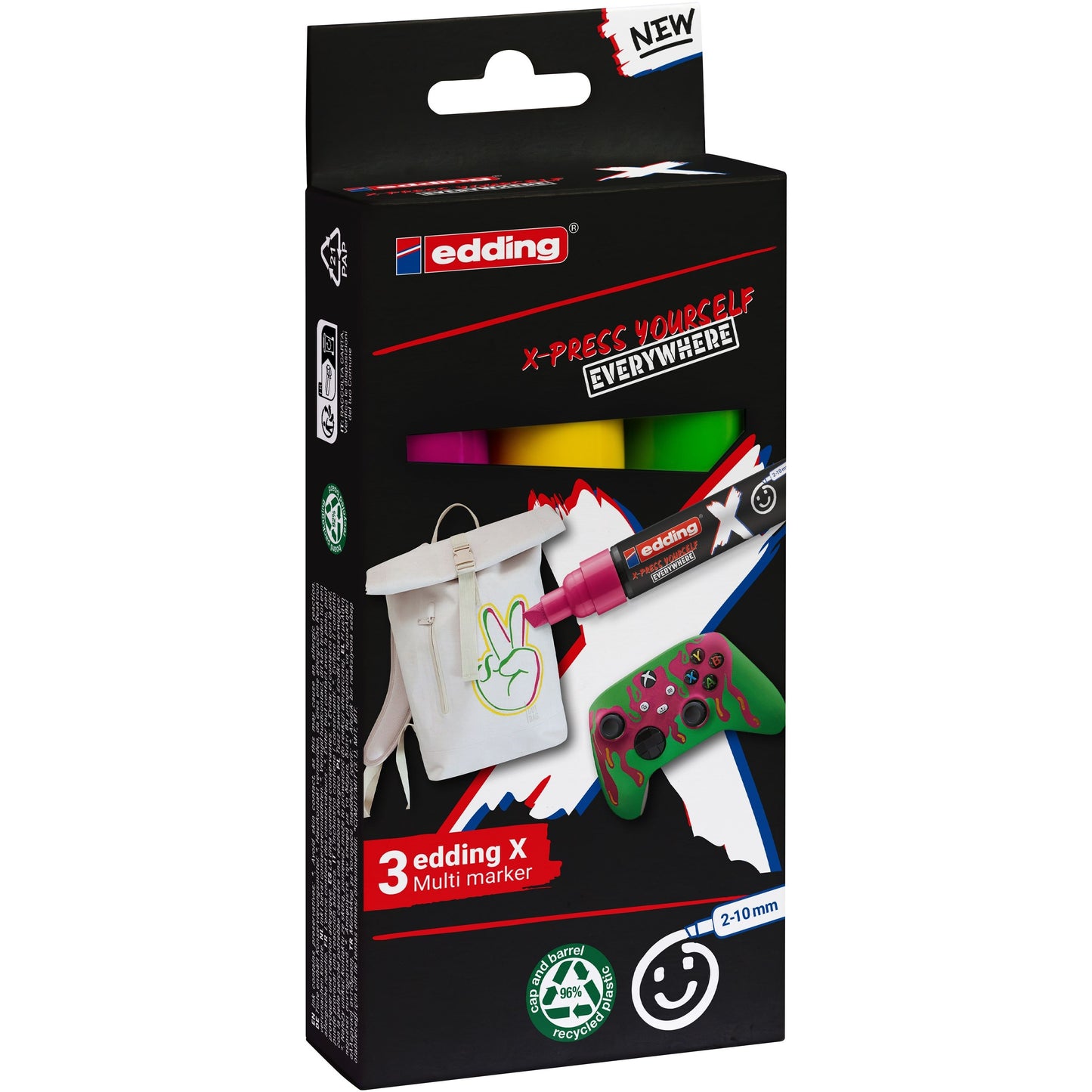 Edding - 6900 x multi m. 3pcs set candy col.