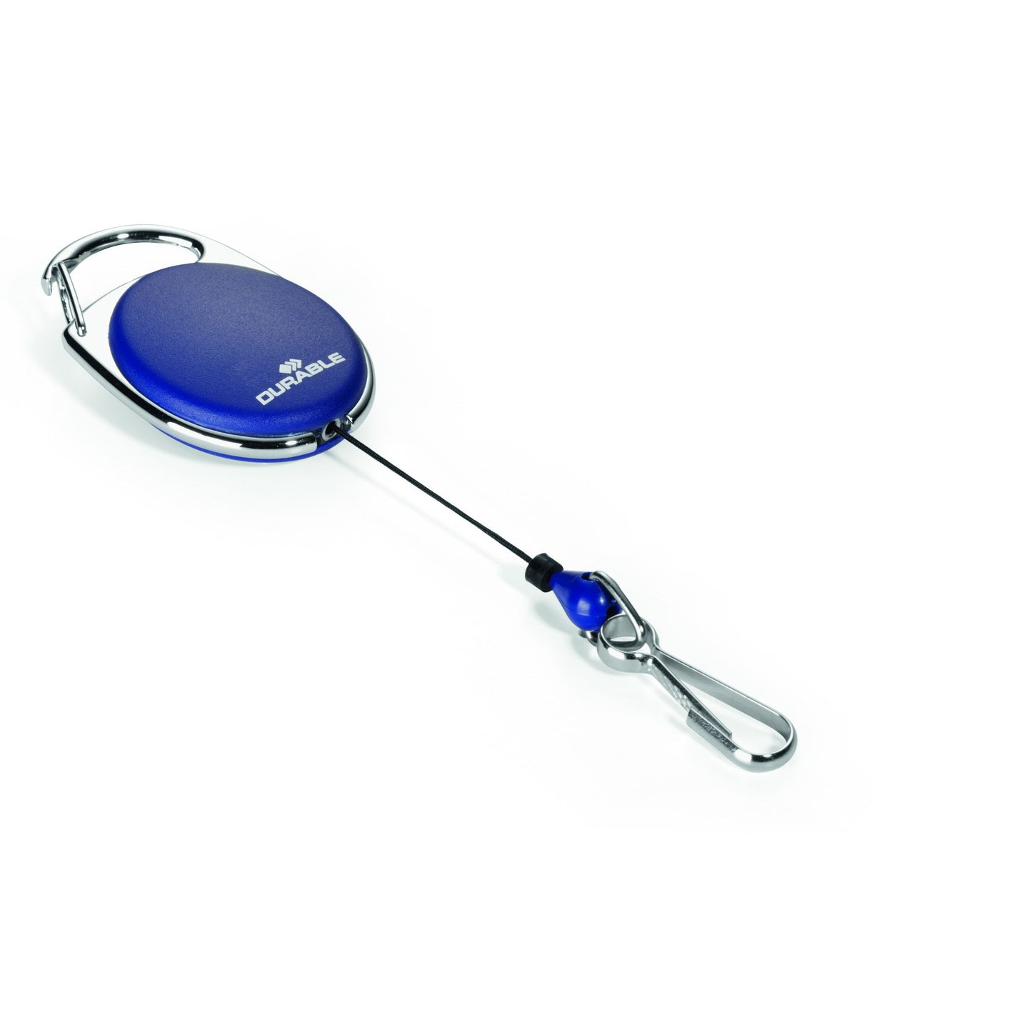 Durevole: meccanismo a rullo Style con moschettone blu