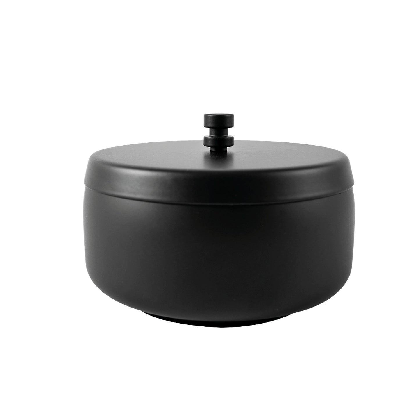 Brasq - Asbak tafelmodel 1 liter met deksel zwart