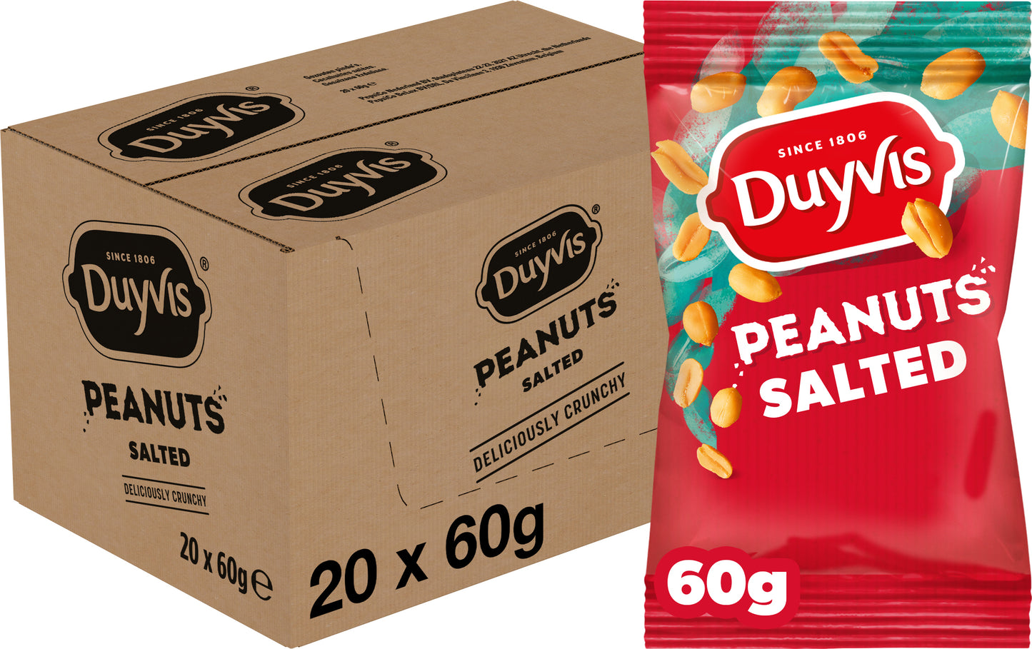 Duyvis - Cacahuète salée sachet 60gr